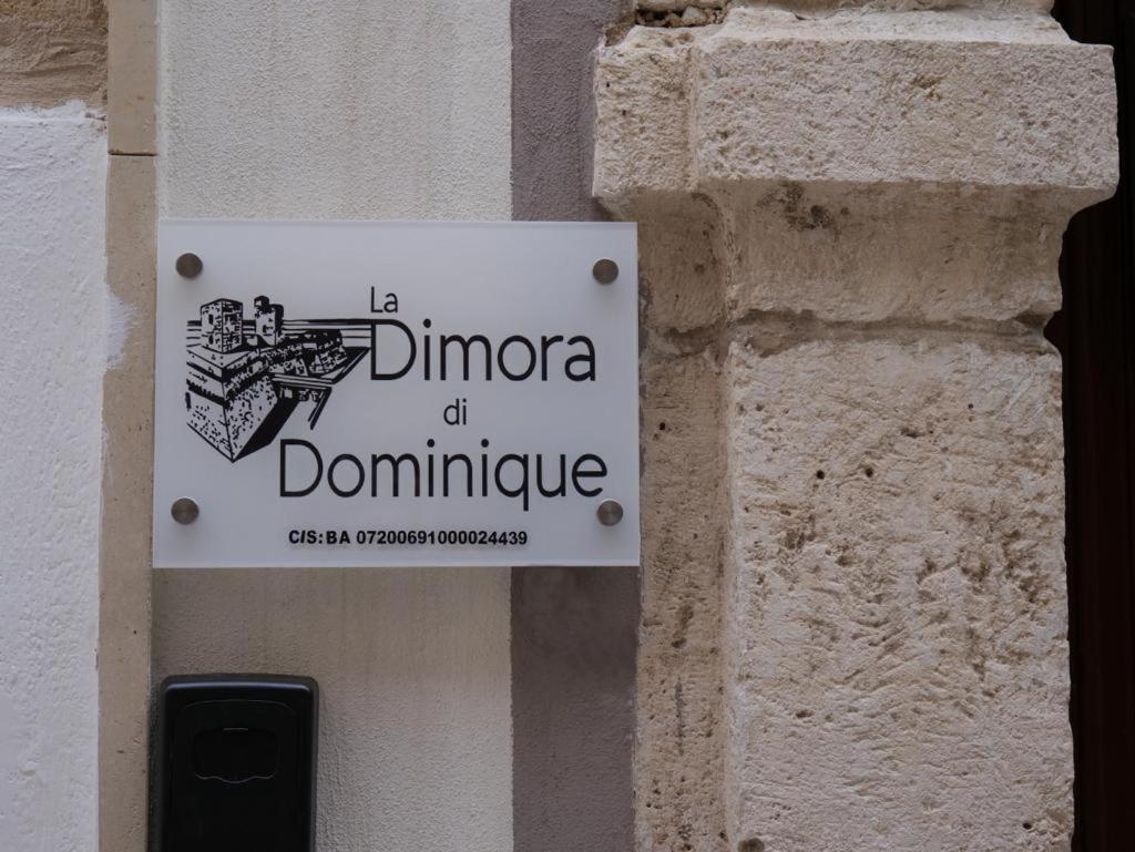 Апартаменты La Dimora Di Dominique Бари Экстерьер фото